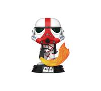Shein Funko Pop! Star Wars: The Mandalorian - Red Stripe - Incinerator Stormtrooper - Figura de Vinilo Coleccionable - Idea de Regalo- Mercancia Oficial - J