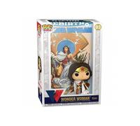Shein Funko Pop! Vinyl Comic Cover: Wonder Woman 80th - Wonder Woman - (Rebirth) On Throne - Figura de Vinilo Coleccionable - Idea de Regalo- Mercancia Ofic