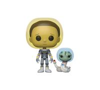 Shein Funko Space Suit Morty with Snake Pop! Figura de Vinilo de animación con 1 Protector gráfico Compatible 'ToysDiva' (690 - 45435 - B)