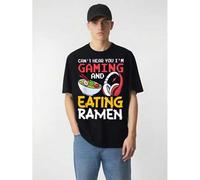 Shein Funny Can't Hear You I'm Gaming And Eating Ramen Gamer Gift Unisex T-Shirt Tee For Adult, Men, Women, Teen, Teenager, Adolescent, Youth