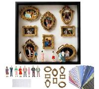 Shein Gabinete de exhibición de mini museo DIY - Celebra tus preciosos recuerdos de una manera única, con un conjunto de marcos de exhibición que presenta u