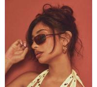 Shein Gafas cuadradas de tinte oscuro para primavera, verano, playa, natación, festival, vacaciones, uso diario, otoño