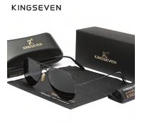 Shein Gafas de sol polarizadas de la marca KINGSEVEN con protección UV400, espejo, para hombres y mujeres, ideales para pesca, conducción, playa, vacaciones