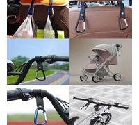 Shein Gancho multiusos para coche, motocicleta, bicicleta eléctrica, ganchos colgantes de gran resistencia, gancho universal para manillar, equipaje, bolsa