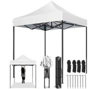 Shein Gazebo plegable de 2 x 2 m Carpas Cenadores impermeable, estable, resistente al invierno, plegable, para exteriores, para jardín, fiestas, toldo, prot