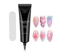 Shein Gel de Escultura 3D 20ML & Mate para Uñas, Esmalte de Gel Super Resistente, Para Decoración de Arte de Uñas 3D, Decoración de Gel Brillante, Joyería d