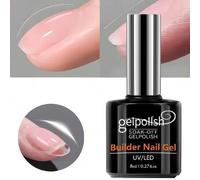 Shein Gel de uñas transparente para construcción y fortalecimiento. Gel de base para extensión de uñas. Remojable en gel UV/LED para extensión de uñas.