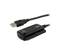 Shein Gembird AUSI01 - Adaptador USB a IDE 2.5"/SATA 3.5", color negro