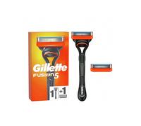 Shein Gillette Fusion5 - Afeitadora para hombre, 1 navaja de afeitar, 2 recambios de cuchillas, con Lubrastrip para un afeitado apurado