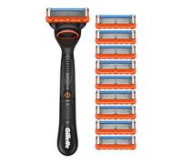 Shein Gillette Fusion5 Power Maquinilla De Afeitar Para Hombre, 1 Maquinilla De Afeitar, 10 Recambios