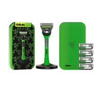 Shein Gillette Labs Edición Limitada Razer Maquinilla de Afeitar Hombre con Barra Exfoliante + 5 Cuchillas de Afeitar de Recambio + Base Magnética y Estuche