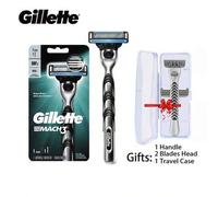 Shein Gillette Mach3 Máquina de afeitar para hombres, 1 mango de máquina + 1 recambio de cuchilla, regalos no proporcionados por Gillette