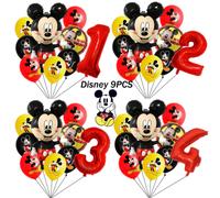 Shein Globos de fiesta de Mickey Mouse de Disney, globos de Mickey de 32" como decoración para el fondo de fiesta de cumpleaños