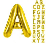 Shein Globos de letra de 40 pulgadas, globos de aluminio gigantes de color crema del alfabeto personalizados para decoración, globos del alfabeto de la A a