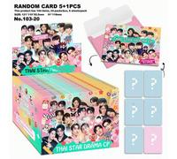Shein GMMTV, mercancía de fandom de Kpop, nuevo álbum y canción, sobre con 5+1 tarjetas fotográficas aleatorias como regalo, tarjeta de fan de celebridad, m