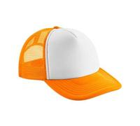 Shein Gorra tipo camionero vintage (naranja/blanco)
