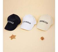 Shein Gorras de béisbol bordadas con estampados de Nueva York, Brooklyn y Los Ángeles. Perfectas para chicos guapos y chicas hermosas. Ideales para uso diar