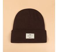 Shein Gorro con diseño de parche de letra