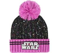 Shein GORRO POMPON STAR WARS - NEGRO - TALLA UNICA - Gorro Infantil - Diseños Divertidos - Cálido y Cómodo - Ideal para Días de Frío
