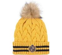 Shein Gorro Tricot Pompom Harry Potter Hufflepuff Mustard - Gorro Pescador Versátil Y Moderno - Diseño Reversible Y Práctico - Protección Solar Upf Y Estilo