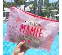 Shein Gracias, abuela, por todos los momentos maravillosos que me has dado. Bolsa de cosméticos y bolsa de playa con estampado de letras a prueba de agua y