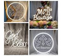 Shein Gran decoración de pared de luz de neón LED de cumpleaños, mi luz de neón LED de , adecuada para decoración de fiesta de cumpleaños, habitación, fiest