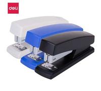 Shein Grapadora de escritorio de uso pesado Deli, con capacidad para 25 hojas y 640 grapas incluidas, grapadora ergonómica de oficina para un grapado suave