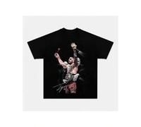 Shein Graphic Printed - ILIA TOPURIA V2 TEE, Boxing T-shirt, Boxer Tee, Sports Shirt, UFC Shirt, MMA Shirt - Men & Women 100% Cotton Loose sports T-shir