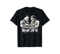 Shein Graphic T-Shirt - Martin Luther King Jr. & Malcolm X Print - 100% Cotton Loose Fit Tee for Men & Women