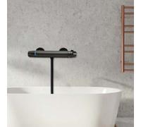 Shein Grifo de ducha Futchoy Grifo termostático de ducha Grifo mezclador Grifo monomando Baño 26 * 10 cm / 10.23 * 4in