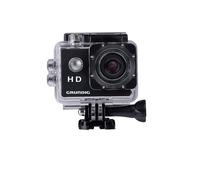 Shein Grundig Cámara Deportiva 720P - Cámara de Acción Impermeable - Camera Subacquea - Action CAM para Youtubers - Cámara Subacuática con Pantalla - Negra