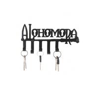 Shein Grupo Erik Colgador llaves pared Harry Potter Alohomora - Cuelga llaves pared negro, 5 ganchos para colgar llaveros Perchero pared | Organizador llave