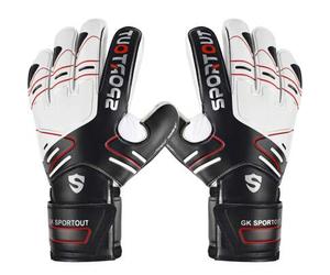 Shein Guantes de portero para jóvenes y adultos de Sportout, agarre fuerte para paradones difíciles, incluye protección de dedos para prevenir lesiones, ver