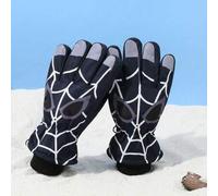 Shein Guantes de Spider-Man de Marvel, con estilo, minimalistas, versátiles y casuales, con estampado, guantes de invierno con forro de felpa cálido y acolc