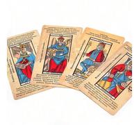 Shein Guía para principiantes del Tarot de Marsella (Versión en español) con ilustraciones y texto fácil de entender, que te enseña a interpretar las cartas