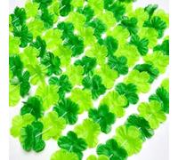Shein Guirnalda de 12 piezas de tela con tréboles, decoraciones para fiestas del DÃa de San Patricio, collar temático irlandés para carnaval, para gradu