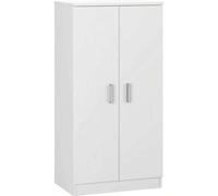 Shein Habitdesign 007813O - Zapatero básico para armario, mueble auxiliar en color blanco, dimensiones: 108 x 55 x 36 cm de fondo