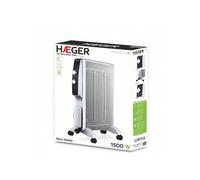Shein Haeger MH-15W.006A calefactor eléctrico Interior Negro, Blanco 1500 W