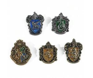 Shein Harry Potter 1/5 Piezas Broche Exquisito Personalizado Anime Colegio Mágico Pin de Esmalte Insignia de Metal Joyería Accesorios para Mochila Ropa Rega