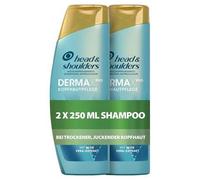 Shein Head & Shoulders DERMAXPRO Champú anticaspa calmante y cuidado del cabelludo para cabelludo seco y con picazón (asociado con caspa), 2x250 ml