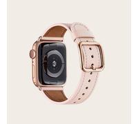 Shein Hebilla de cinturón estilo Apple Day, Banda suave compatible con Ultra2 1SE S9 8 7 6 5 4 3 2 1 Series, Color Rosa Milenial con hebilla Dorado Rosa, Br