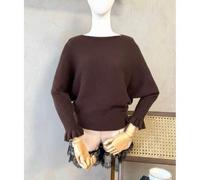 Shein Hermiss jersey cuello redondo manga de murciélago, unicolor, para otoño/invierno .TALLA UNICA para una talla entre S/M/L entrega estimada 1-3dias labo