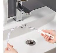Shein Herramienta de limpieza flexible que se puede doblar a voluntad para limpiar tuberías, desagües de baño, lavabos de cocina y tapar los agujeros en el