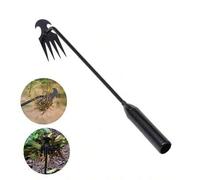 Shein Herramienta manual de 4 puntas para eliminar raíces de diente de león, herramienta de jardinería portátil adecuada para jardín, patio, granja, césped,