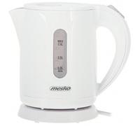 Shein Hervidor Agua Eléctrico, 0,8 L, Resistencia Oculta ✅ Envíos 24/48h ✅ Inalámbrico, Apagado Automático, Base 360º, Mesko, MS1376, Blanco, 1600W