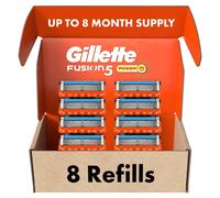 Shein Hojas de afeitar Gillette Fusion5 Power para hombres, recambios de maquinilla de afeitar de 5 cuchillas, paquete de 8
