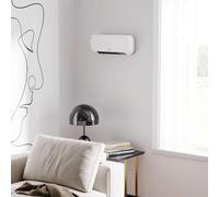 Shein HOMCOM Calefactor Baño de Pared 1000W/2000W con Mando a Distancia 3 Modos de Viento Temporizador de 12H Termostato y Sistema Antivuelco para 25 m² 45x