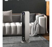 Shein HOMCOM Calefactor Cerámico de Torre 1100/2200W Calentador Vertical con Mando a Distancia Pantalla LED Temporizador de 12H Termostato 3 Modos y Oscilac