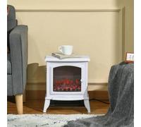 Shein HOMCOM Chimenea Eléctrica Portátil 1000/2000W con Llama Simulada Termostato Ajustable y Protección Sobrecalentamiento para Salas de hasta 25 m² 36,5x2
