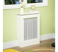 Shein HOMCOM Cubierta de Radiador Cubre Radiador Moderno Pintado de MDF con Estante Superior para Salón Dormitorio Oficina 60x18x84 cm Blanco